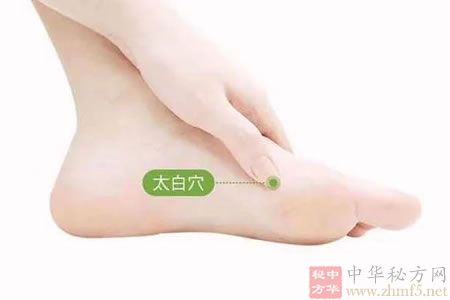 按摩太白穴的作用与好处