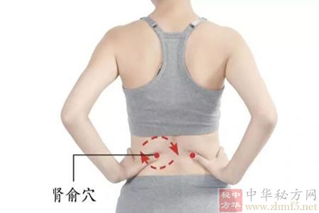肾俞穴位位置图