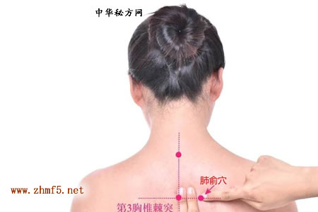 肺俞穴位的取穴方法