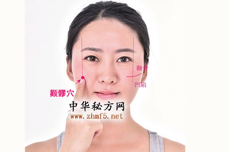 颧髎穴位位置图