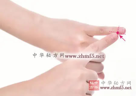 少冲穴快速取穴彩色图解