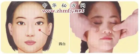 四白穴的准确位置图